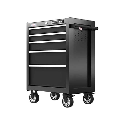 craftsman 26.5-in 5-drawer steel rolling tool cabinet|vintage craftsman rolling tool chest.